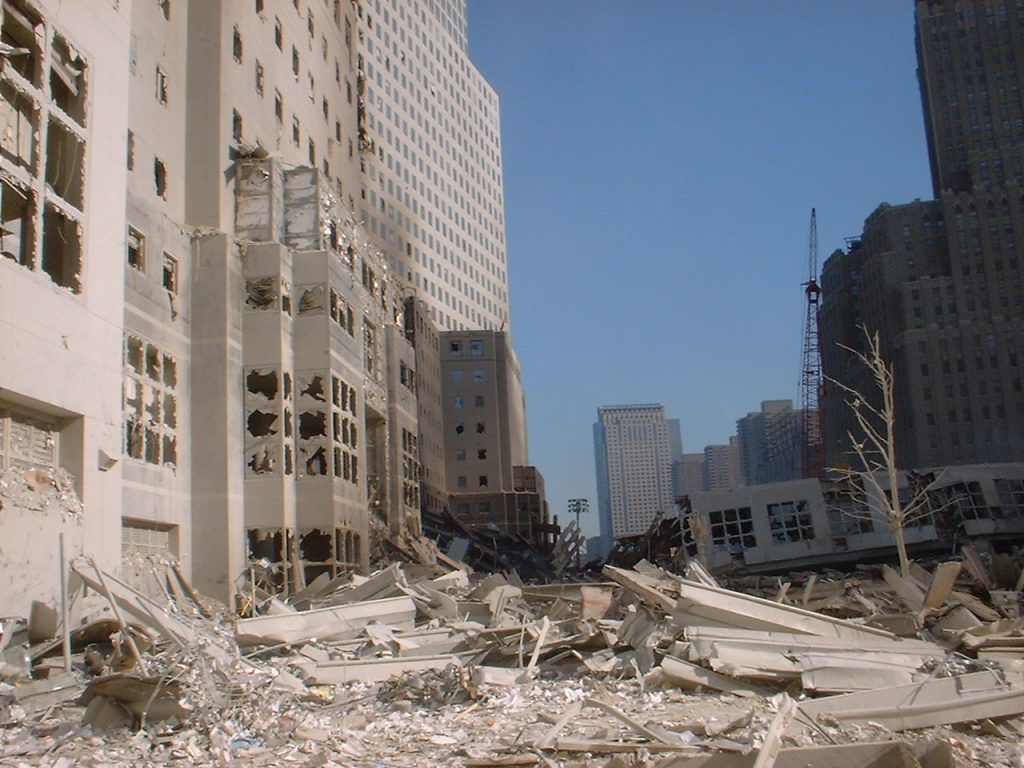 John Chatterton Job Site Two Days after 911 NYC